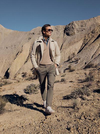 GABARDINA TRENCH BEIGE