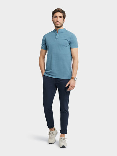 POLO MAO TRENDY AZUL