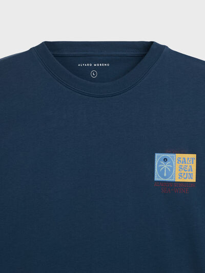 CAMISETA SEA AZUL MARINO