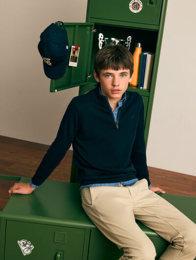 JERSEY LORENZO KIDS AZUL MARINO