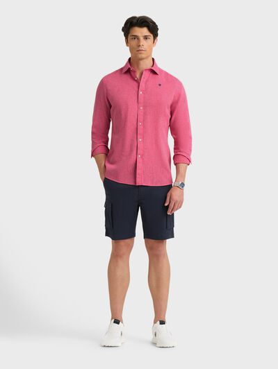 CAMISA LINO CHAMBRAY ROSA