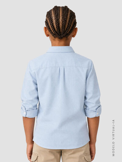 CAMISA OXFORD SOLID KIDS