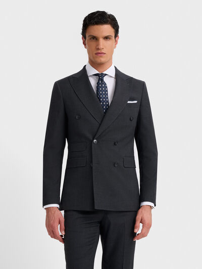 AMERICANA FIL A FIL CRUZADO GRIS