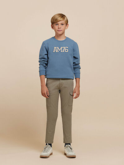 PANTALON BUFFALO KIDS VERDE