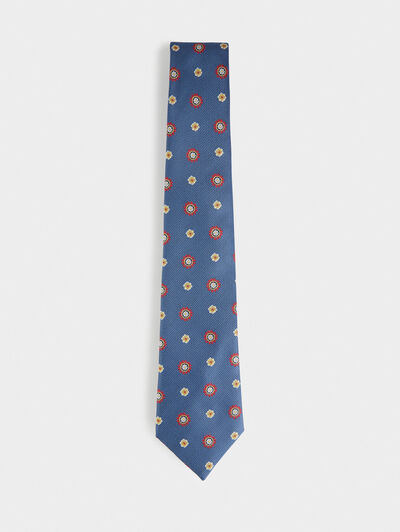 CORBATA JACQUARD MF AZUL