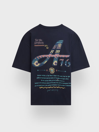 CAMISETA MASAI AZUL MARINO