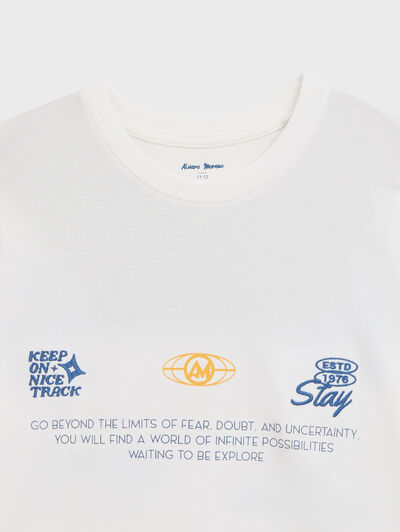 CAMISETA POTENTIAL KIDS BLANCO