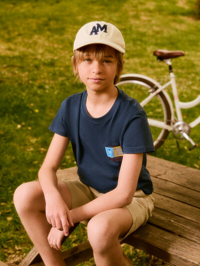 CAMISETA SEA KIDS AZUL MARINO