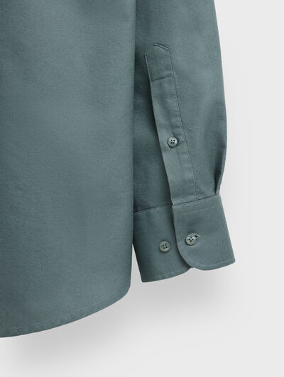 CAMISA OXFORD DARK AZUL