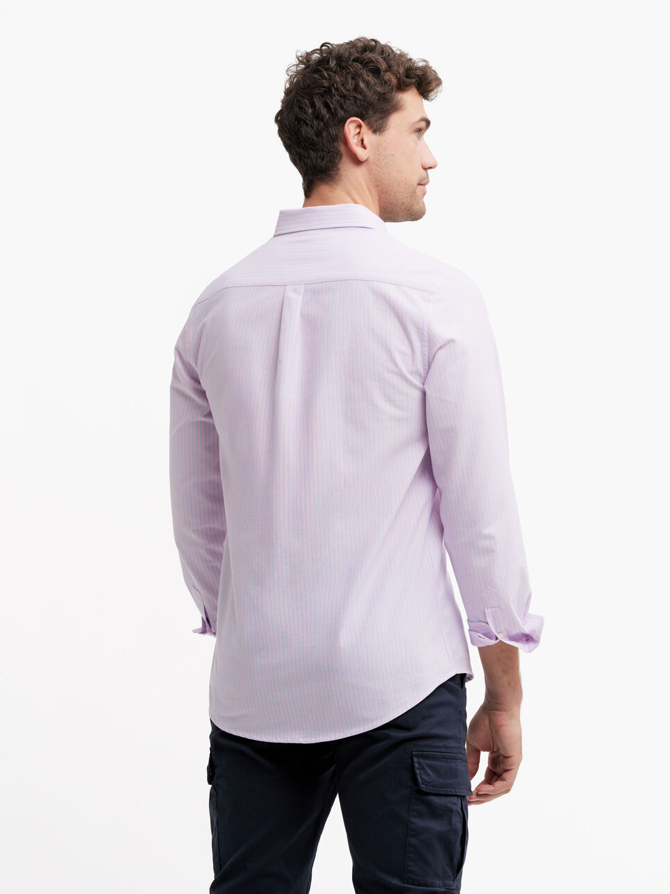 CAMISA PIN POINT RAYAS