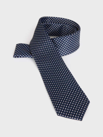 CORBATA JACQUARD MF KIDS AZUL MARINO