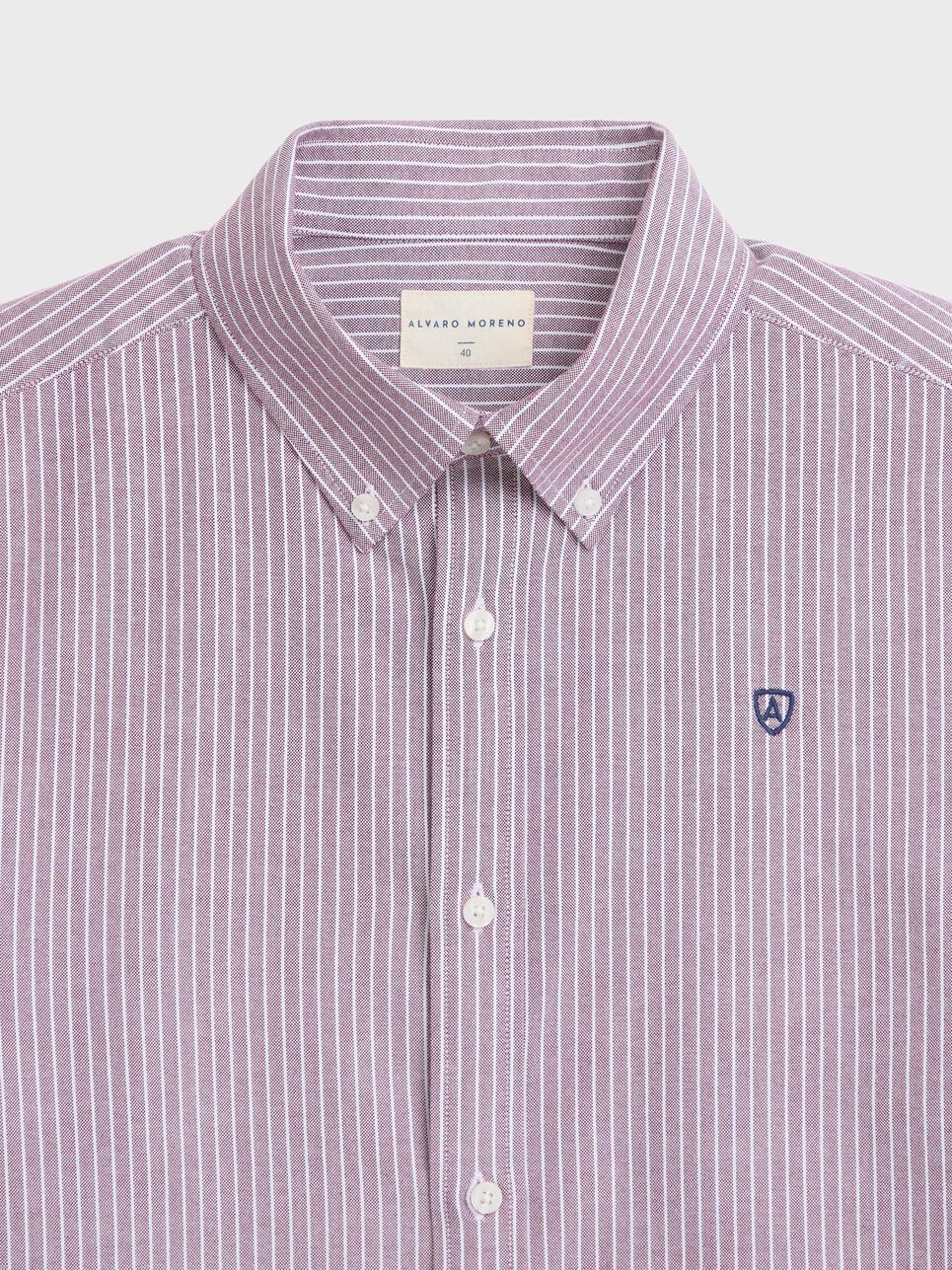 CAMISA OXFORD RAYAS DOWN