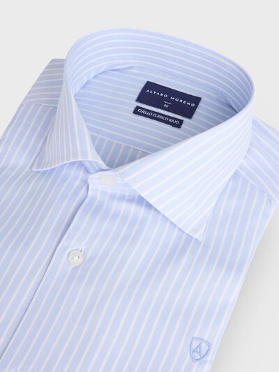 CAMISA MISTER STRIPES CELESTE