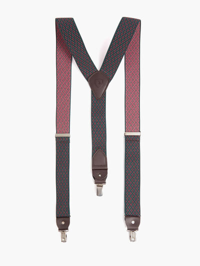 TIRANTES JACQUARD VERDE