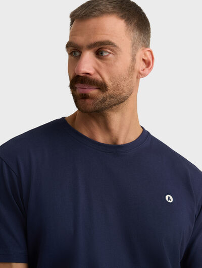 CAMISETA PATCH AZUL MARINO