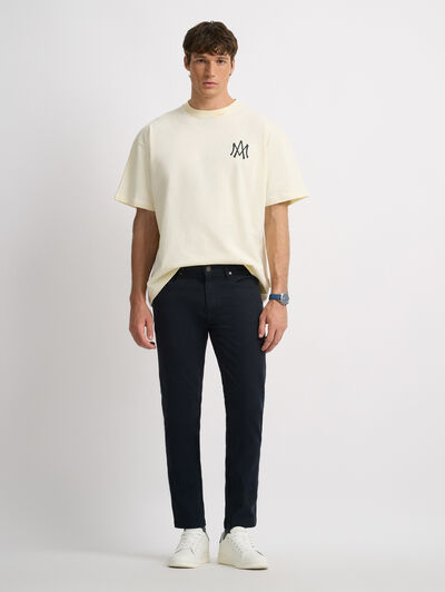 PANTALON MICRO 5PKT AZUL MARINO