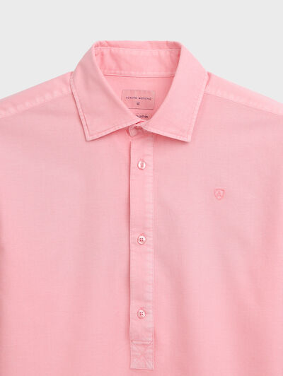 POLERA OXFORD DYE ROSA