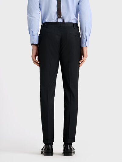 PANTALON TWILL CRUZADO GRIS