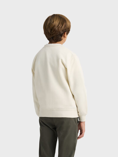 SUDADERA BOSTON KIDS BEIGE