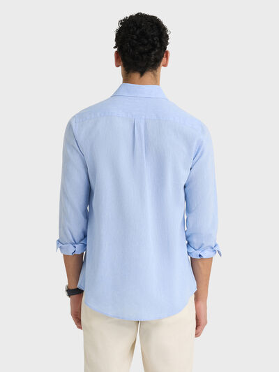 CAMISA LINO ALEX AZUL