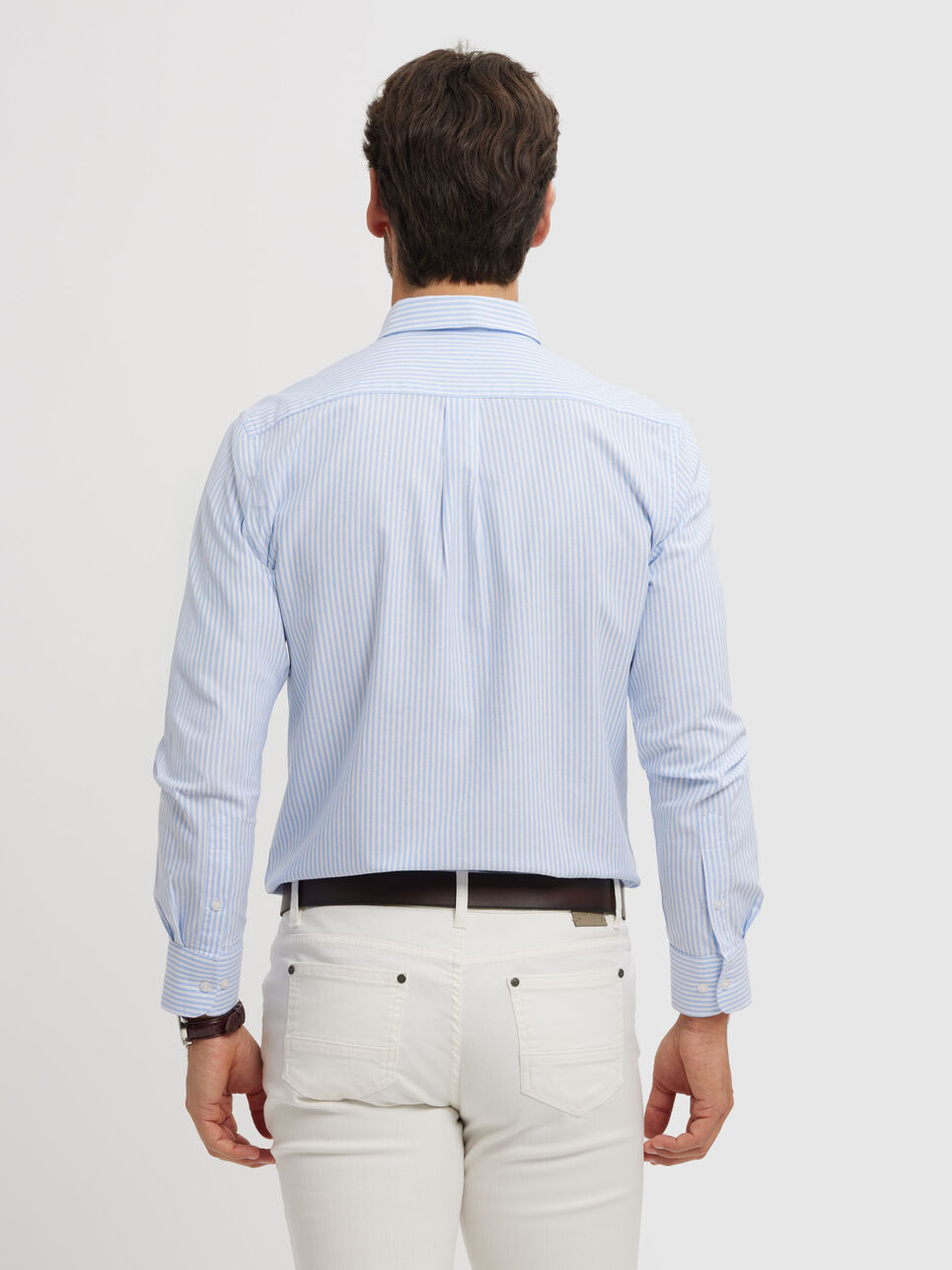 CAMISA OXFORD RAYAS BASIC