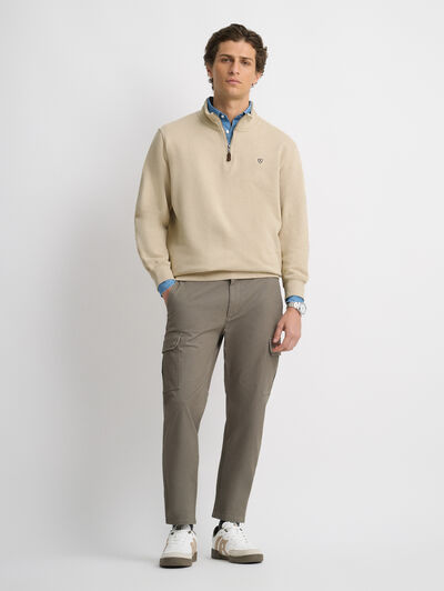 SUDADERA MYSTYC BEIGE