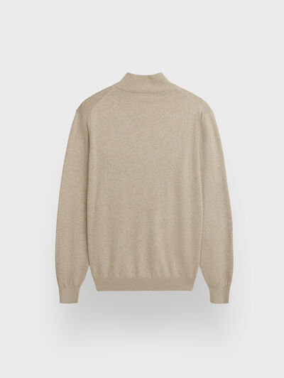 JERSEY BUTTON COLLAR CRUDO