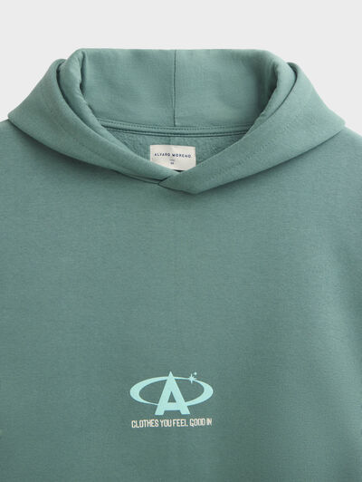 SUDADERA DIMENSION VERDE