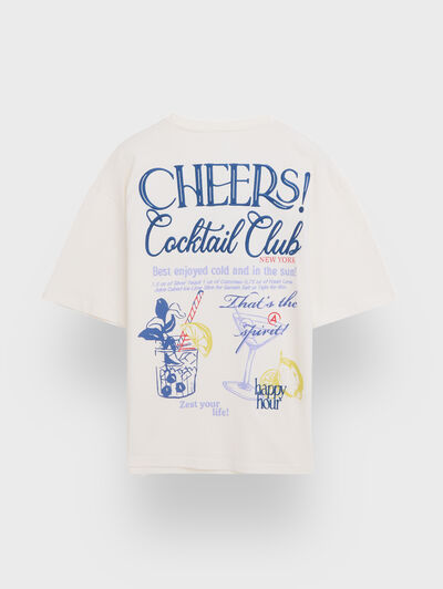 CAMISETA CHEERS BLANCO