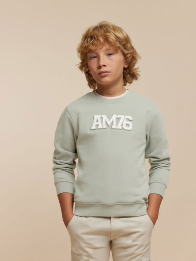 SUDADERA OFFICIAL KIDS VERDE
