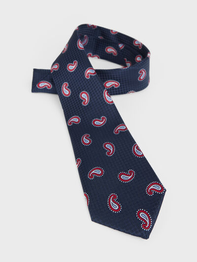 CORBATA JAQUARD MF ROJO