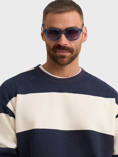 SUDADERA NAUTICA AZUL MARINO