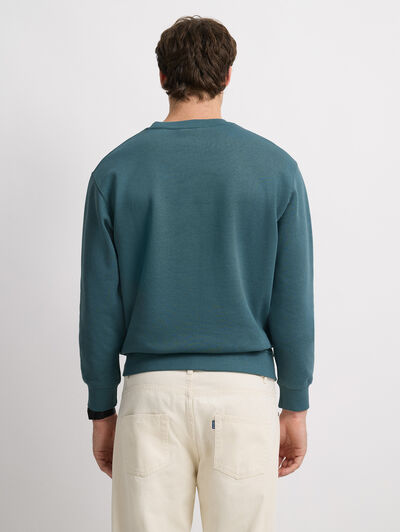 SUDADERA BASICA AZUL