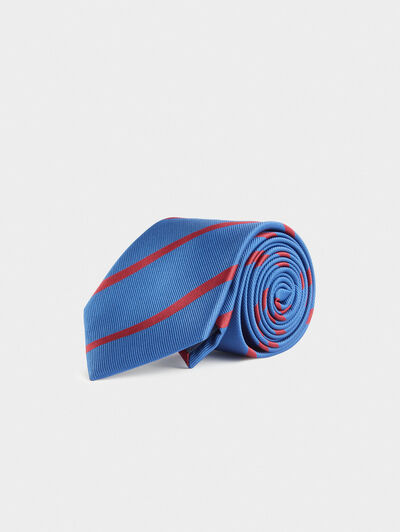 CORBATA JACQUARD MF AZUL