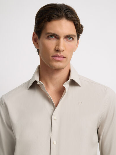 CAMISA TWILL PEACH CRUDO