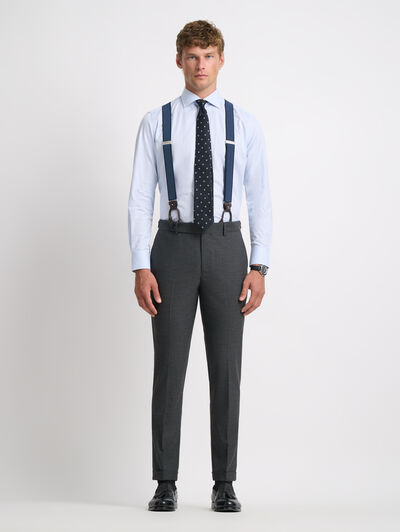 PANTALONES NAPOLI ESPIGA GRIS