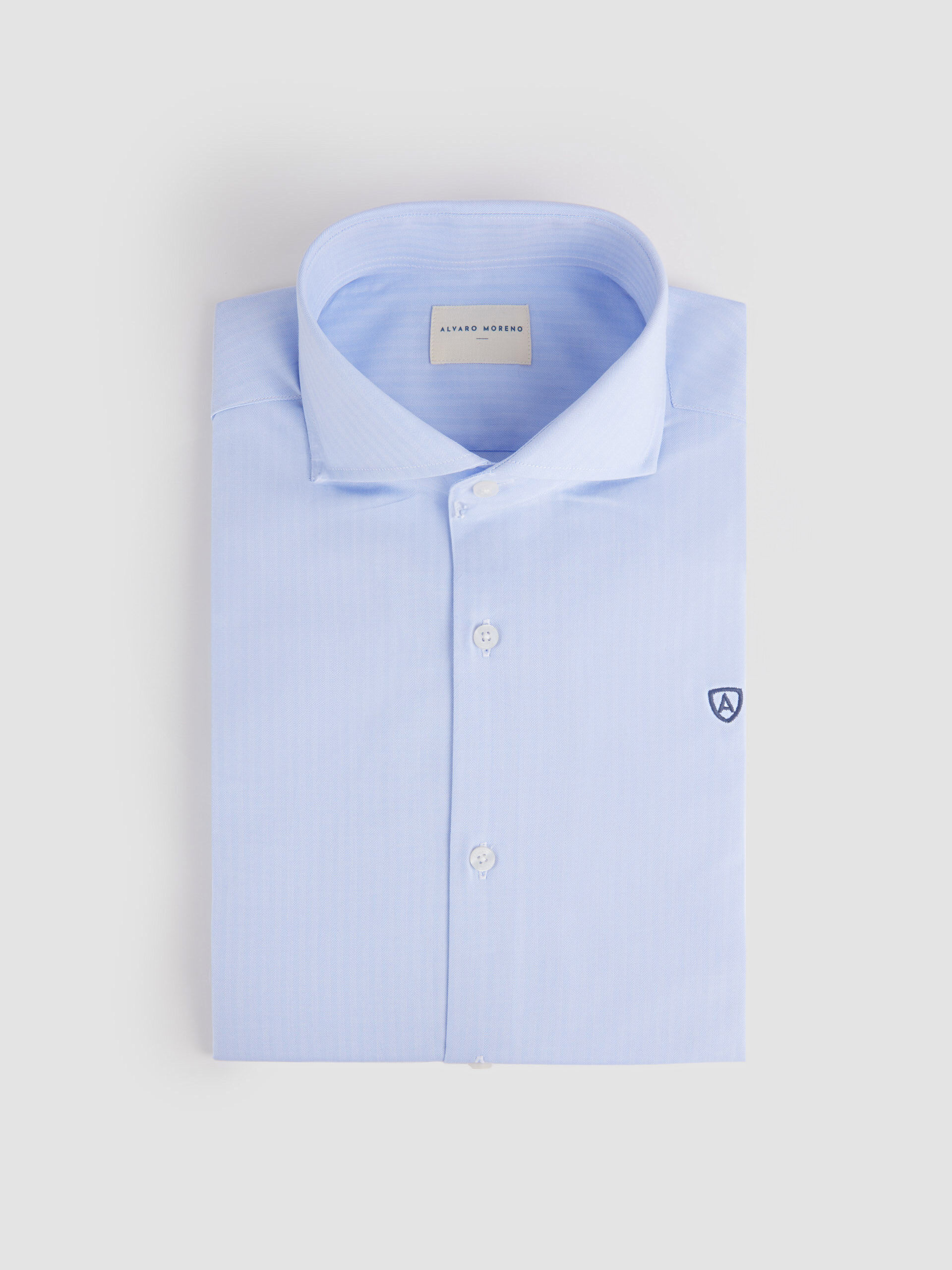 Camisa de hot sale vestir azul