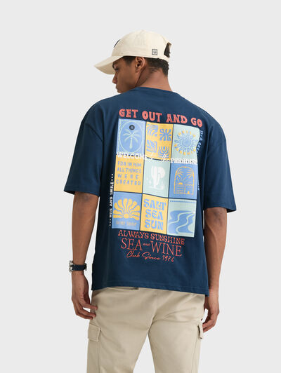 CAMISETA SEA AZUL MARINO
