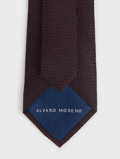 CORBATA GRENADINE BURDEOS