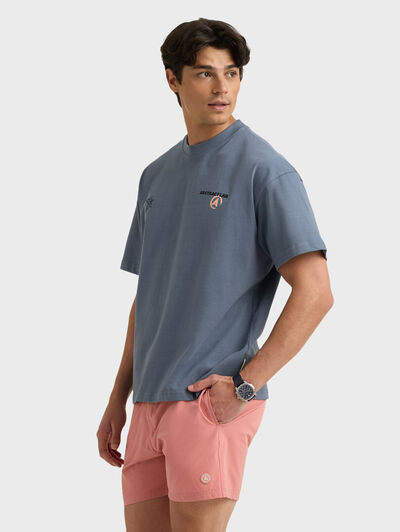 CAMISETA ABSTRACT AZUL MARINO