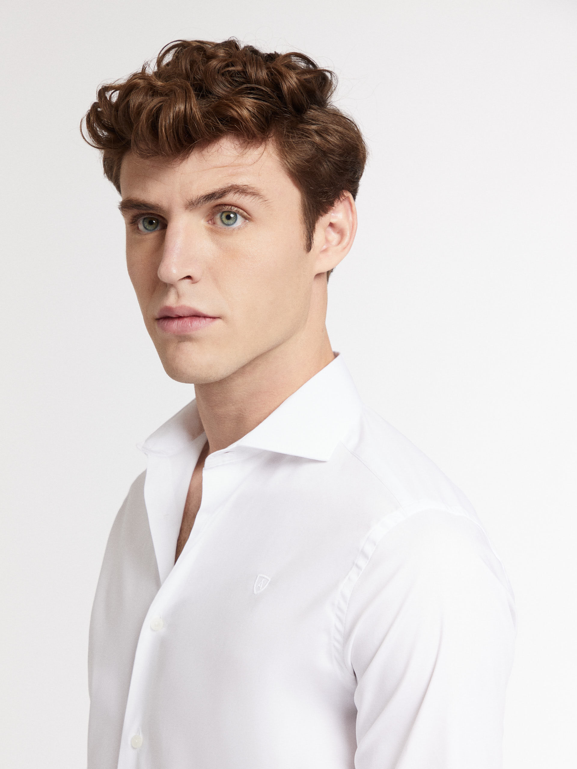 Camisa popelin blanca sales
