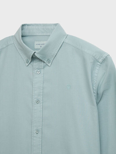 CAMISA OXFORD DYE AZUL