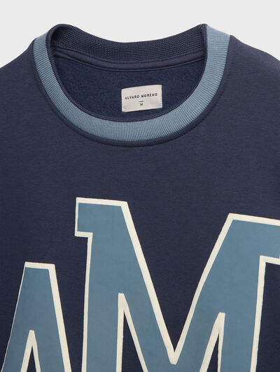 SUDADERA START AZUL MARINO