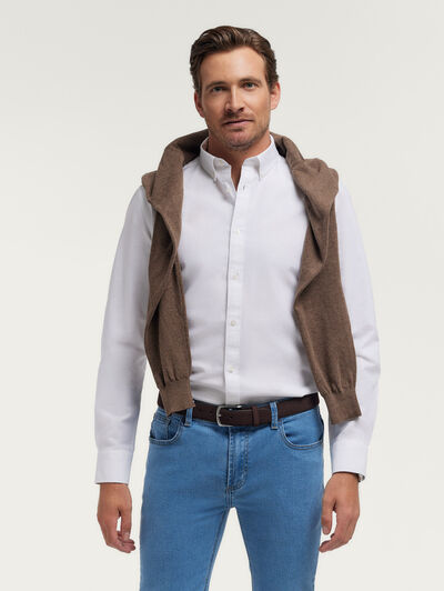 CAMISA OXFORD SOLID BLANCO