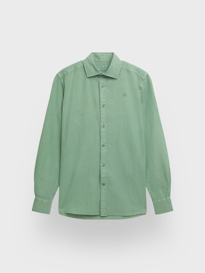 CAMISA LINO GD VERDE