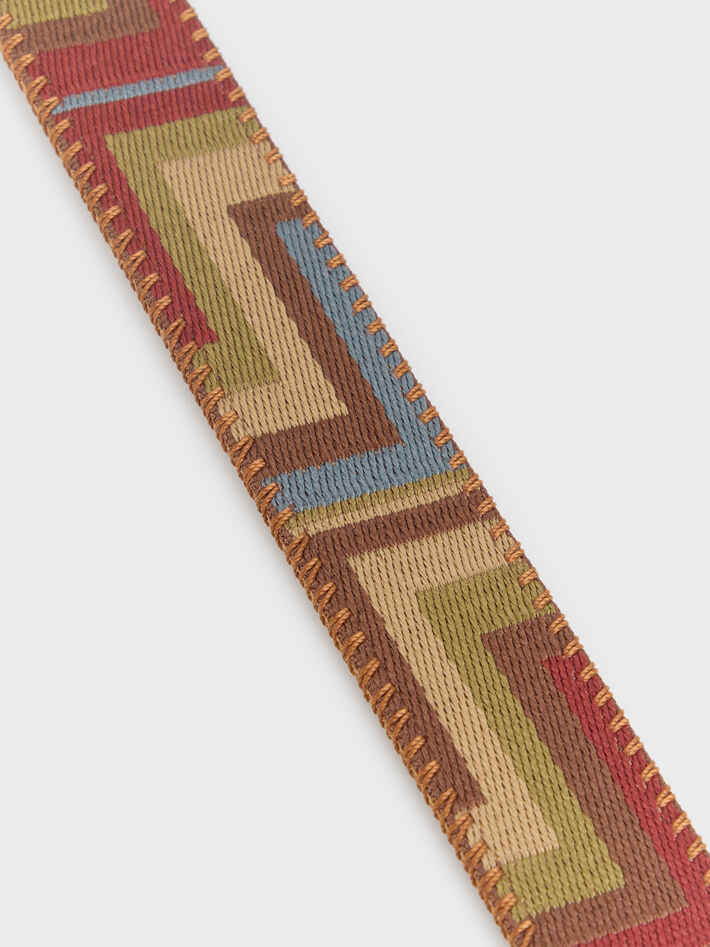 CINTURON INCA BURDEOS