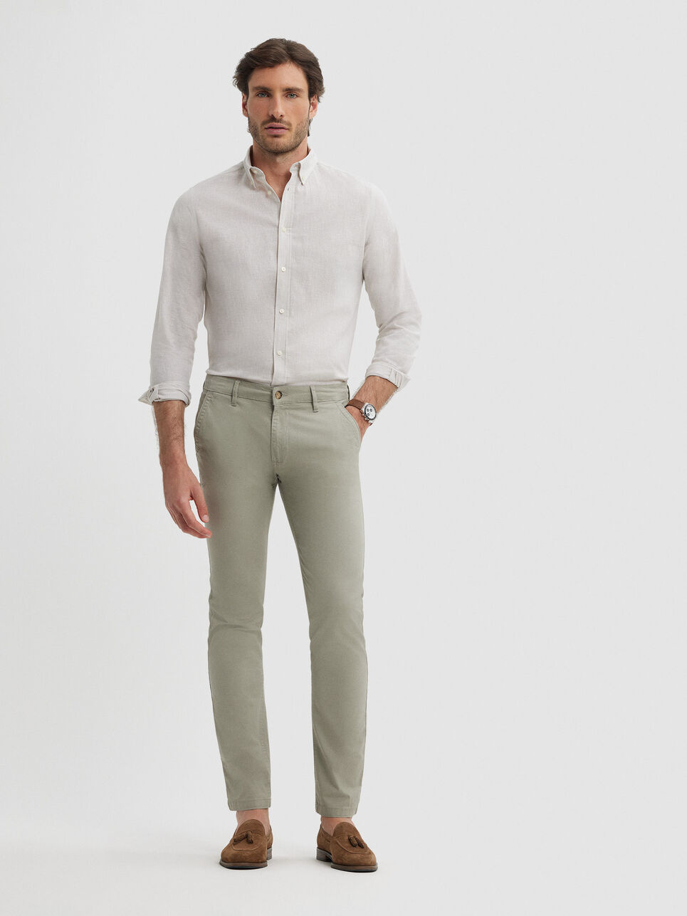 CAMISA LINO PATA GALLO