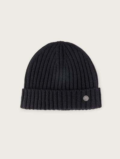 GORRO PUNTO AZUL MARINO