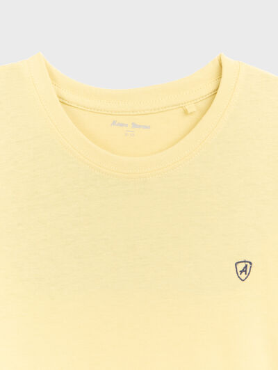 CAMISETA BASICA KIDS AMARILLO