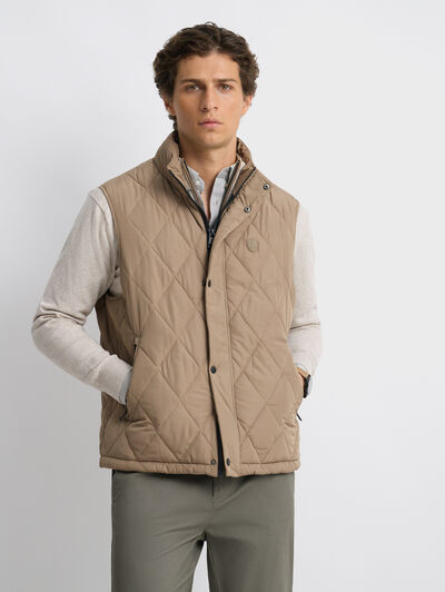 CHALECO DRACO CAMEL
